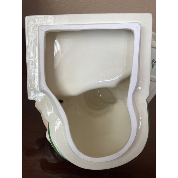 Lenox Santa Workbench Cookie Jar Santa’s Holiday Toy Shop 2000s - No Box - Picture 12 of 16